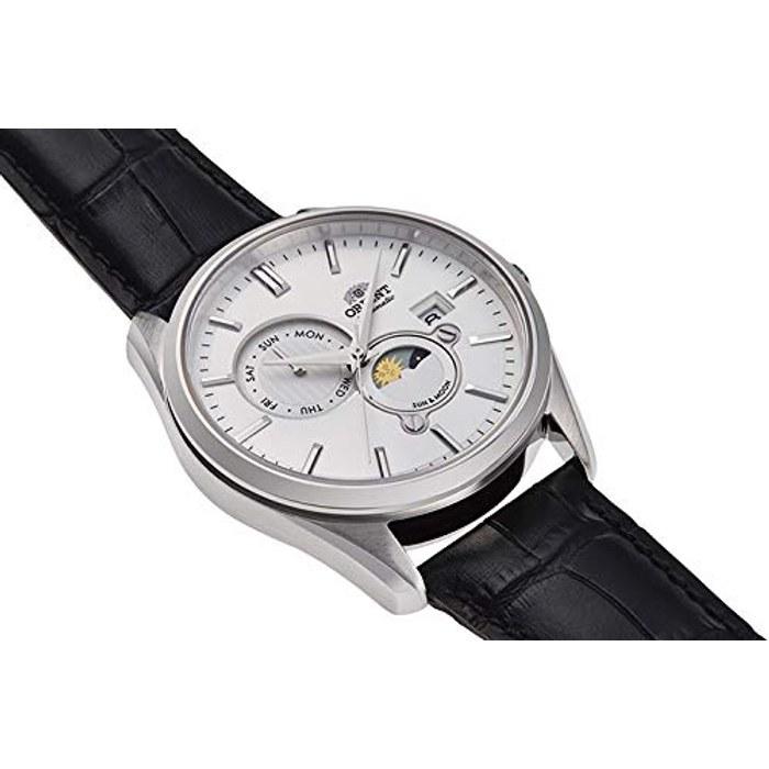 [Orient] SUN&MOON Automatic Watch RN-AK0305S Men's White/Silver/Black