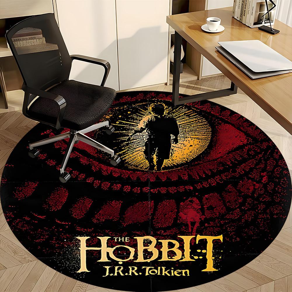 1pc The Hobbit Office Round Area Rug, Under Office Chairs Bedroom Living Room Home Decor, Room Deco, Available in Various Sizes