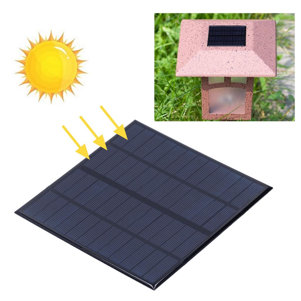 Solar Panel Battery Cell Board DIY Module Electronic Component 3W DC12V 145 X 145mm