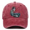 New  Skull Print Baseball Cap For Halloween Party Decoration Hat, Breathable, Comfortable And Adjustable