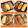 10/30Pcs Disposable Bbq Pans Aluminum Foil Air Fryer Baking Tray Tin Foil Pans Box Kitchen Grilling Tray For Air Fryer Tray
