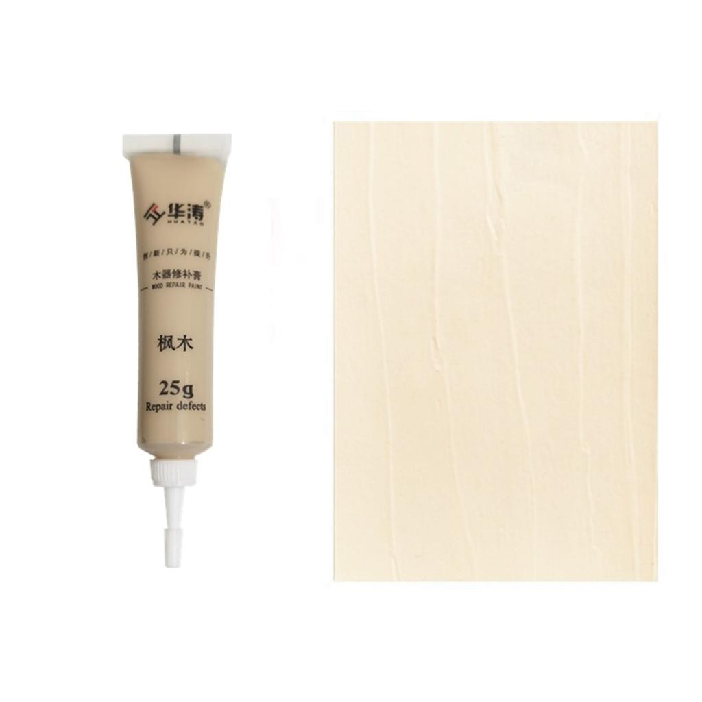 20g Wood Filler Floor Scratch Paint Repair Oak/Veneer/Walnut Color Water-Based Putty Hardwood Laminate Floor Repair