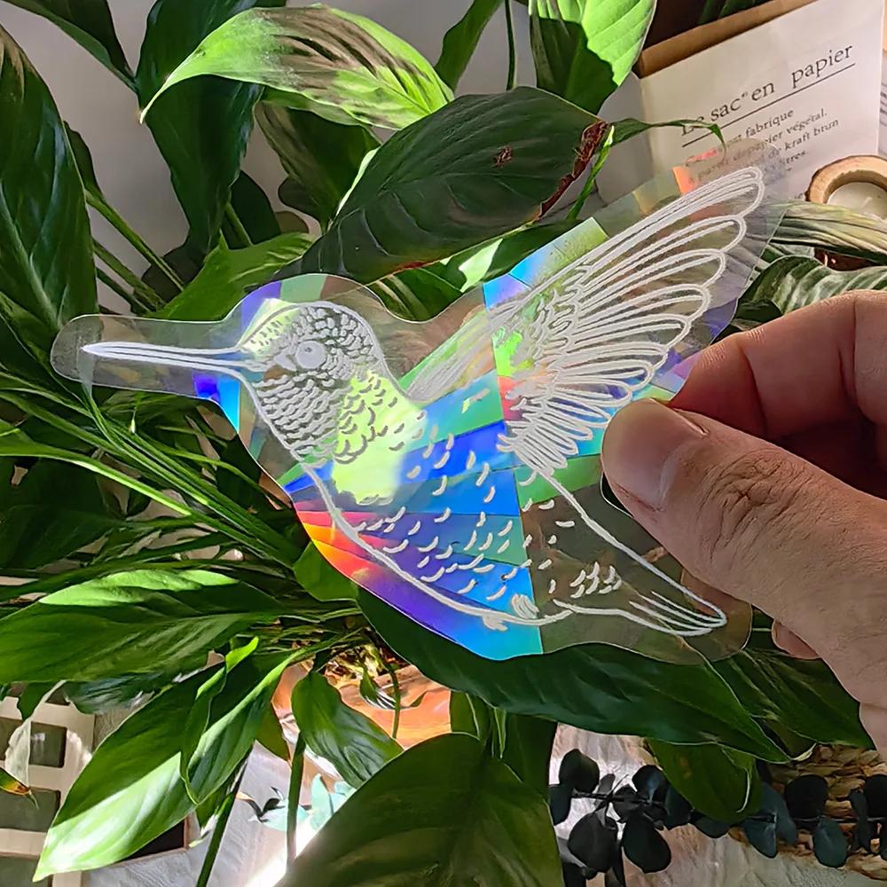 SC001-015 Multiple patterns to choose Rainbow Sun Catcher Window Stickers Prism Holographic Stickers for Windows