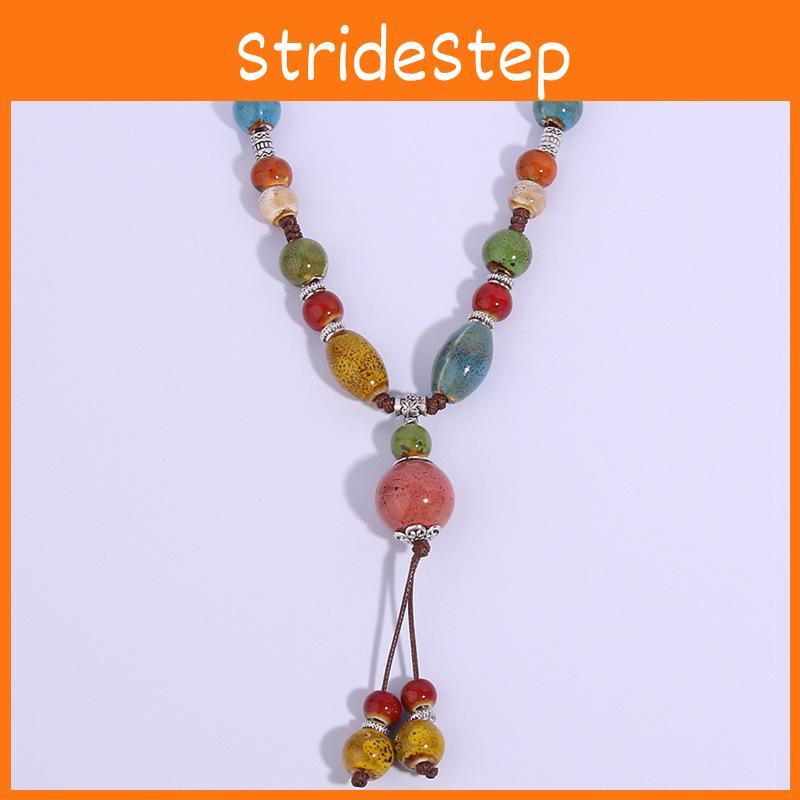 Mehrschichtiger Perlen-Schmuck mit Metallanhänger für Büro- und Freizeit-Damen-Accessoires