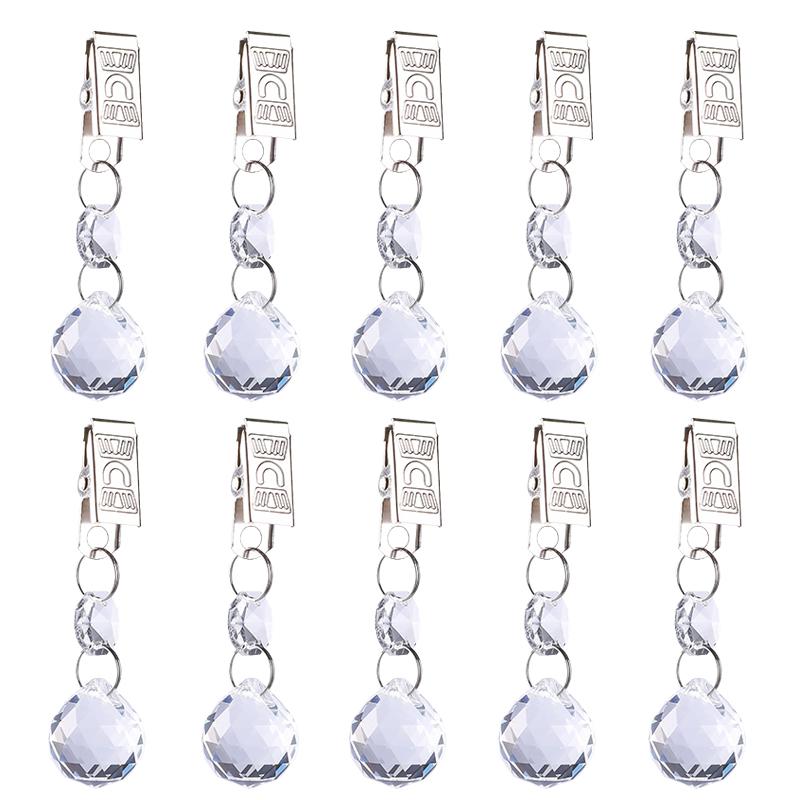 

10PC Tablecloth Clips Home Decor Metal Living Room Hanging Accessories Restaurant Weighted Clip Party Multiple Options Available 10PC белый