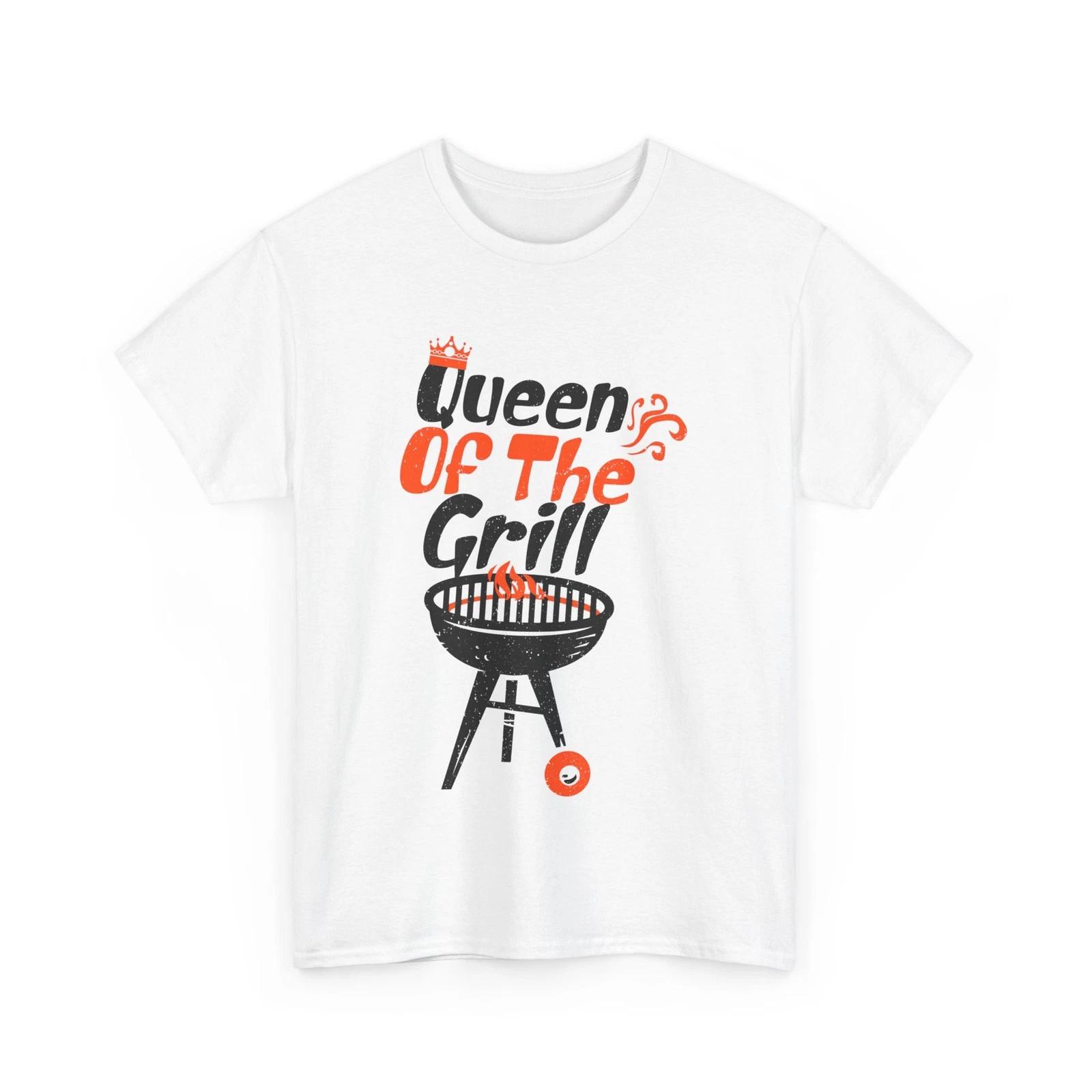 BBQ Shirt, Queen Of The Grill Shirt, BBQ Smoking Grilling Women Girls Shirt 3XL