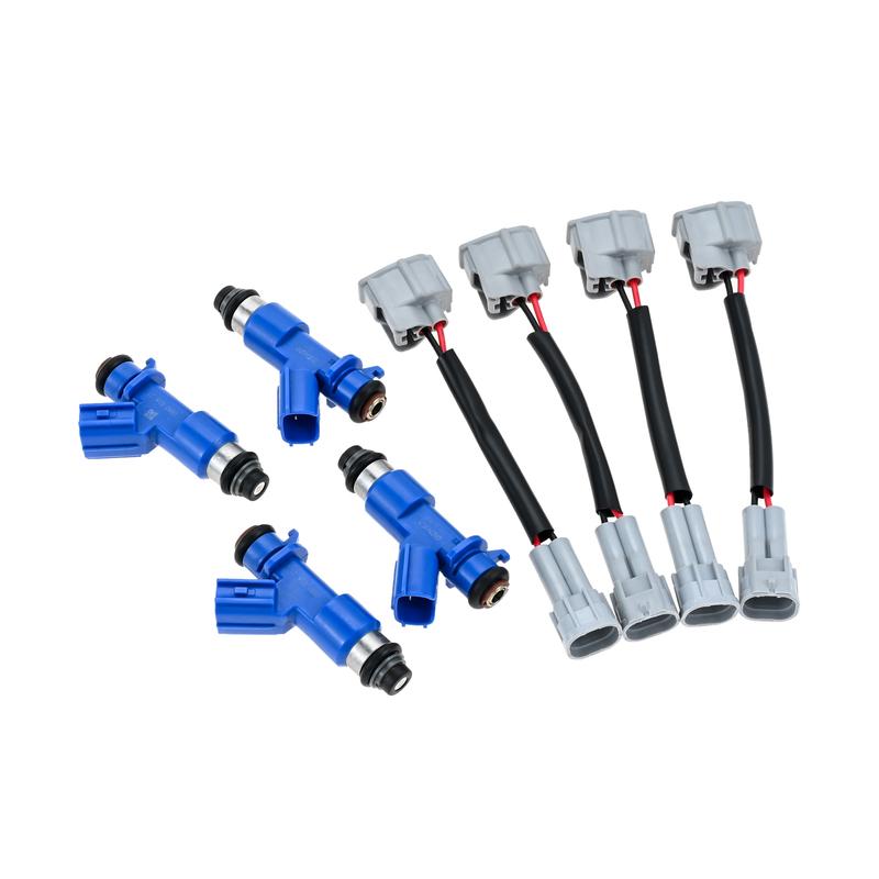 4Sets Car Fuel Injectors With Wiring Harness 16450-RWC-A01 EWLKJ00429 Fit For Acura RDX Applications 2002-2006 Acura RSX 2.0L
