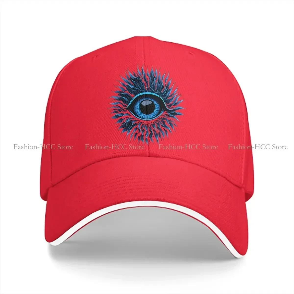 

Summer Cap Sun Visor Greek Hip Hop Evil Eyes Peaked Hats One Size