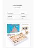 50-Piece Wooden Acrylic Gemstone Building Blocks: Interactive Parent-Child Game for Early Education and Castle Construction