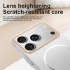Matte Metallic Paint Wireless Charging Magnetic For Magsafe Case For iPhone 17 16 15 14 13 12 Pro Max Air Shockproof Hard Cover