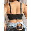Ladies Plus Size Bra Women Adjustable Strap Gathering Bra