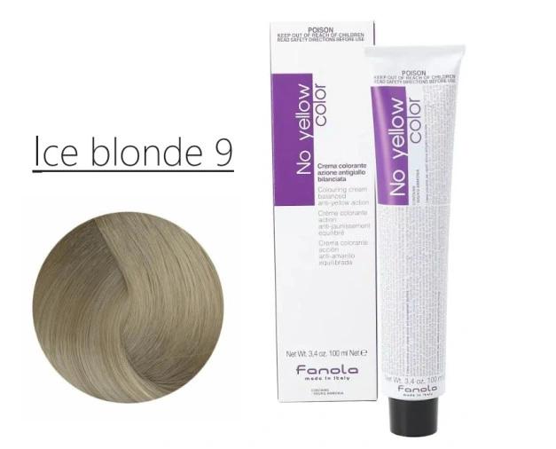 Fanola No Yellow Ice Blonde 9 Ice Very Light Blonde 100