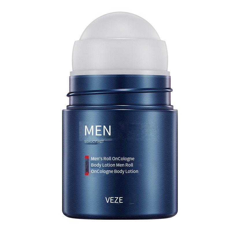 1PC Men's Walking Bead Cologne Deodorant, Summer Antiperspirant, Refreshing and Cleansing Flavor, Walking Bead Antiperspirant Lotion