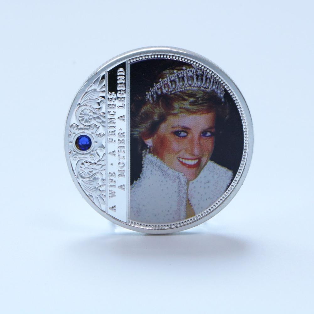 Prinzessin Diana des Commonwealth, mit Diamanten, Gedenkmünzen, Medaillen, Prinzessin Diana Charaktermünzen, Weihnachtsgeschenk, Strumpffüller