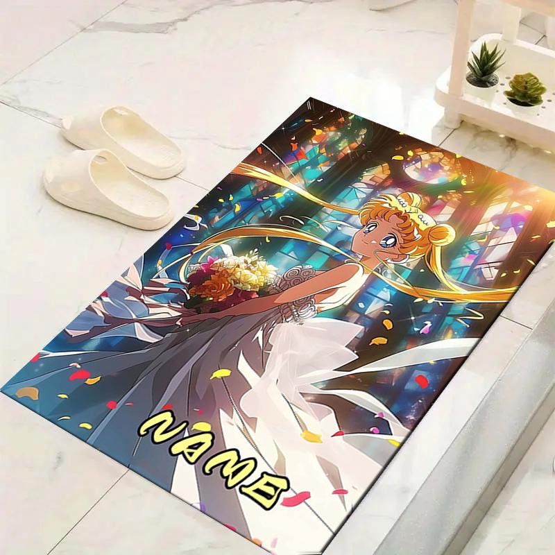 Custom 1Pc Sailor Moon Friendship Rug Office Carpet Indoor Outdoor Entrance Doormat Nonslip Soft And Comfortable Living Room D2915247