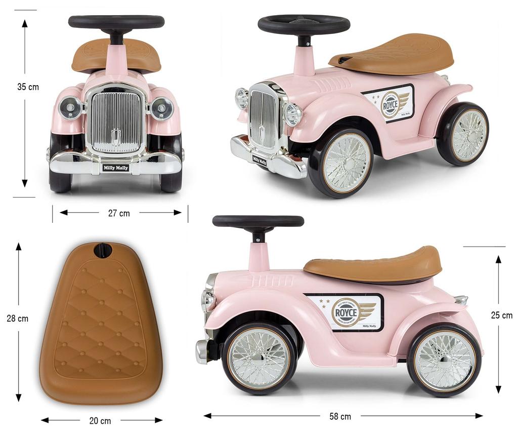 MILLY MALLY Royce pink vehicle