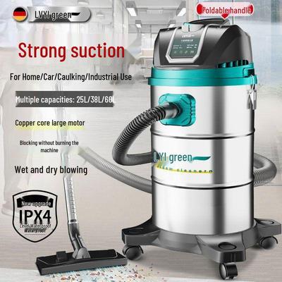 High-Power Industrial Vacuum Cleaner for Home, Car, and Carpet Cleaning