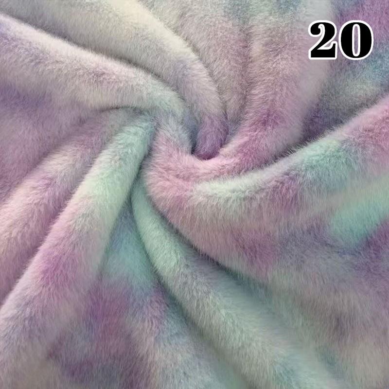 30x50cm Teddy Short Plush Fabric Elastic Doll Pillowcases Toys Diy Sewing Cloth Velvet Plush Handmade Sewing Quilting Fabric