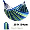 Outdoor Canvas Camping Hammock Anti Rollover Portable Thicken Fabric Single & Double Hammock with Carry Bag for Patio, Backyard