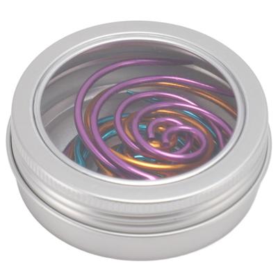 9 Stück Spiralkabel Stricknadel Metall Rundstricknadel Kabelnadel Schalnadel mit Aufbewahrungsbox zum Stricken