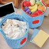 Space Saving Dirty Clothes Storage Basket Folding Toys Organizers Cute Laundry Basket  Bathroom