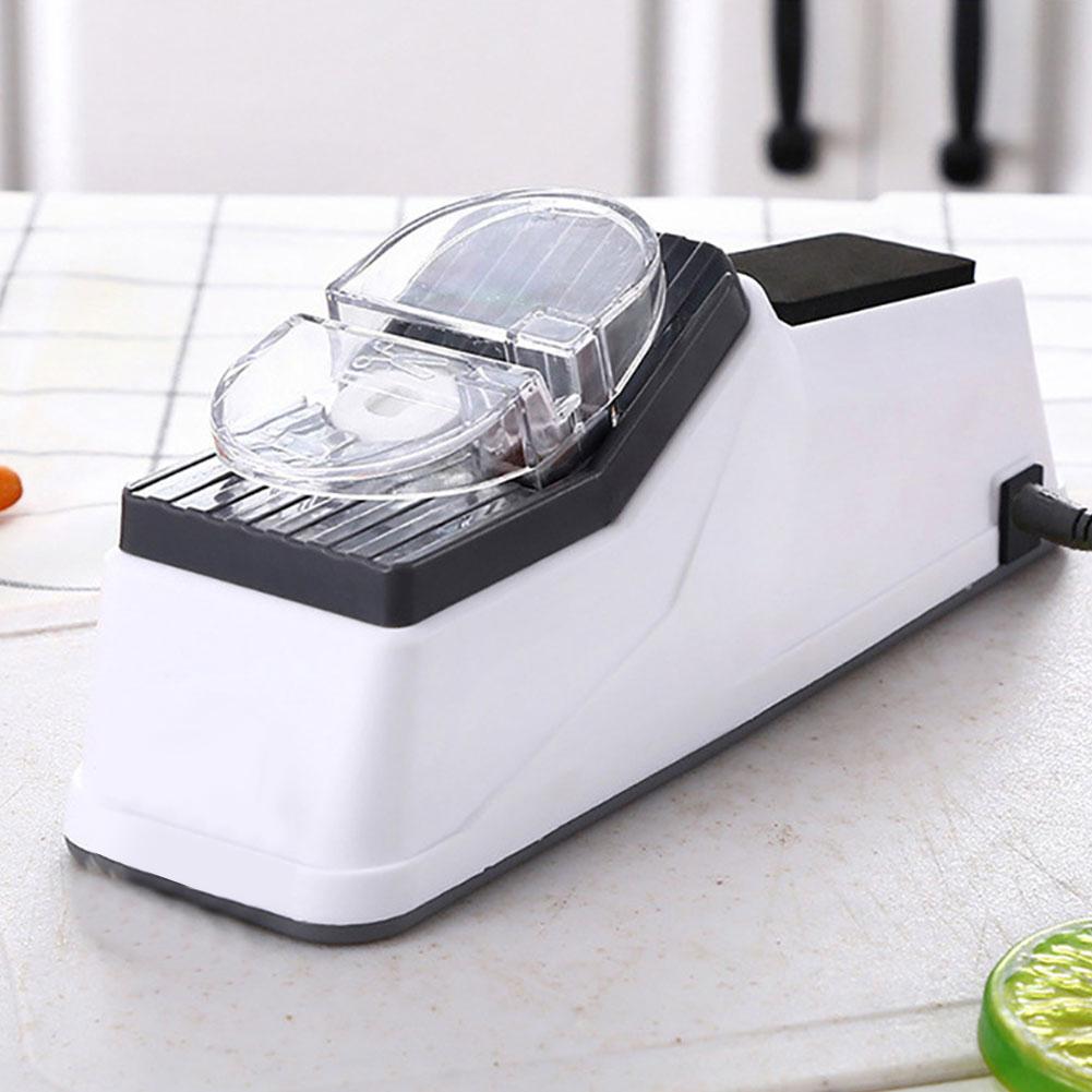 Professional Knife Sharpener with Protective Cover Electric Knife Sharpener Multifunction for Quick Sharpening & Polishing