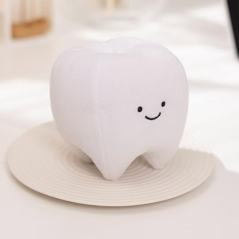 10/18/21cm Symulacja Zabawna Lalka Ząbek Pluszowa Wypchana Zabawka Ręcznie Robiona Kreskówka Anime Poduszka Poduszka Urocza Lalka Prezent na Święta dla Dzieci