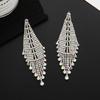 Trendy Fashion Earrings - Claw Chain Long Tassel Drop Earrings