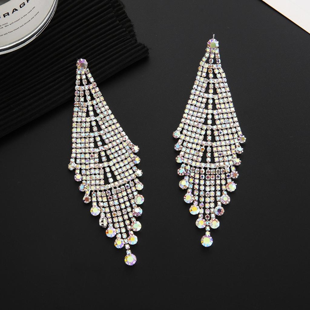 Trendy Fashion Earrings - Claw Chain Long Tassel Drop Earrings