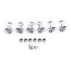 6Pcs Guitar String Tuning Peg Metal Open Tuner Key Machine Head Set Kit for Acoustic Electric