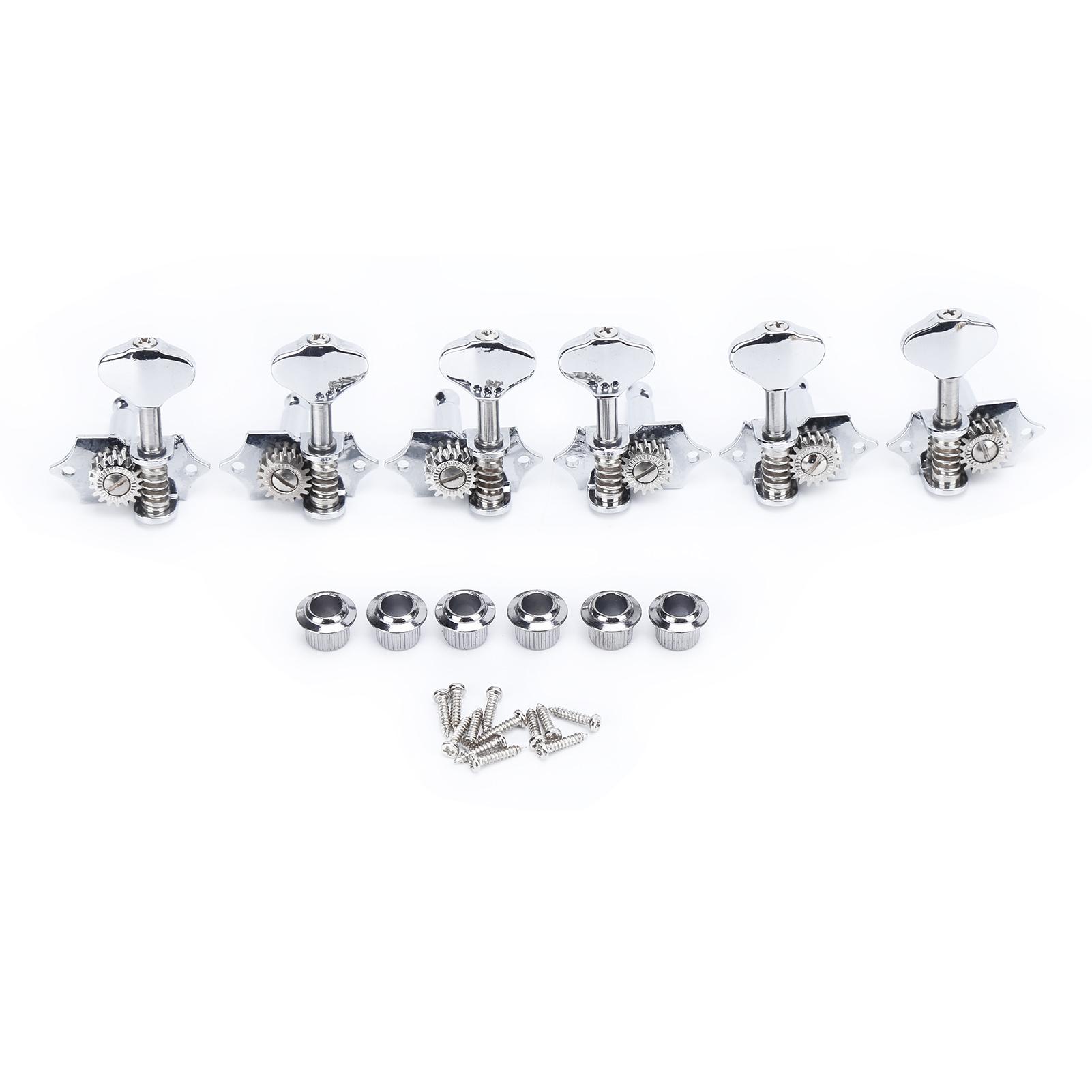 

6Pcs Guitar String Tuning Peg Metal Open Tuner Key Machine Head Set Kit for Acoustic Electric