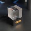 zmart GeekMagic GIFTV Crystal Cube Photo Display Holographic Desktop Smart Weather Station Digital Clock GIF Animation Album Hologram Clock Crystal Ph