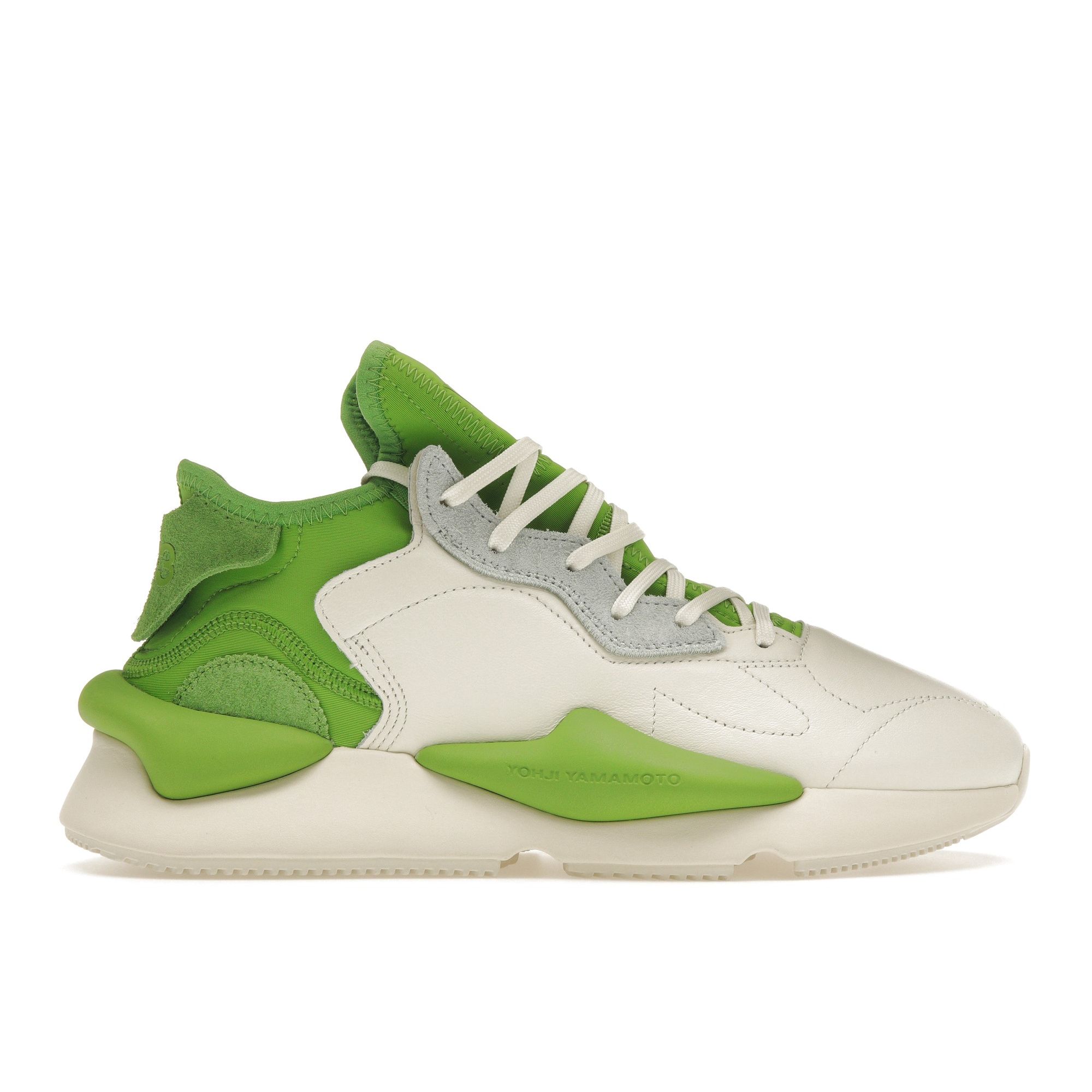 

adidas Y-3 Kaiwa Team Rave Green Унисекс Кроссовки Молочно-белые Чудо-серебристые IG1040 44