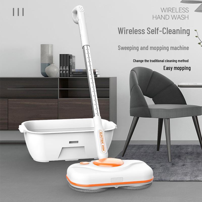 Smart Dual-use Mopping Robot & Air Humidifier with Purple Light