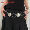 Bohemian Metal Waist Chain For Women With Hook Closure Spring 2025 Fashion Accessory