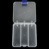 Waterproof Clear ABS Storage Case 3 Sections Fishing Tackle Organiser With Lid For Lures Beads Hardware Accessories