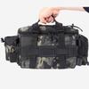 Waterproofs Fishing Gear Bag Outdoor Shoulder Crossbody Bag Fishing Tackle Backpacks Multipockets Lures Gear Shoulder Bag