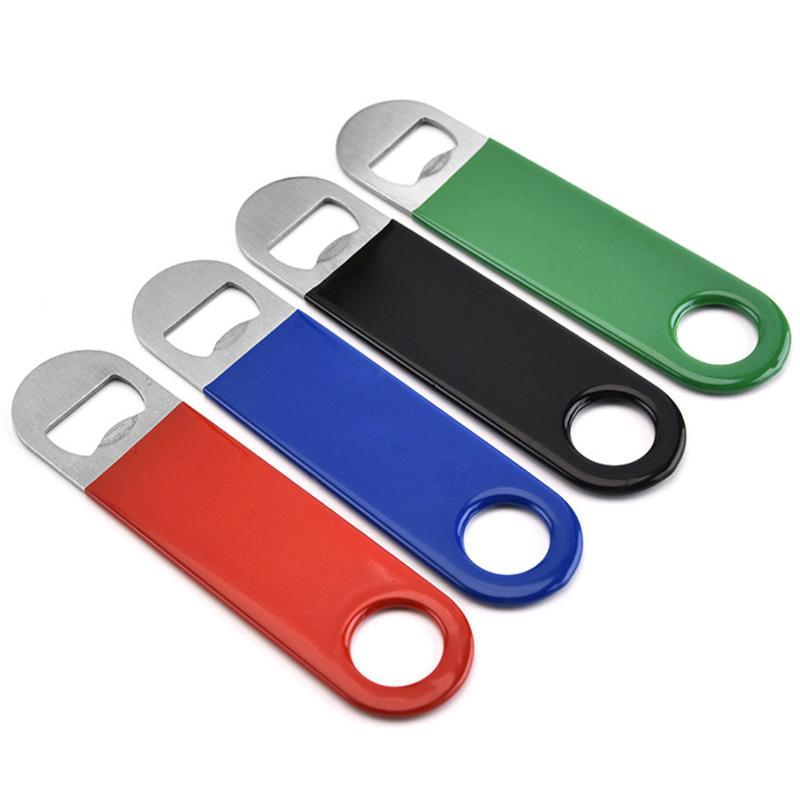 Bartender Bottle Opener Beer Bottle Openers Rubber Coated Stainless Steel