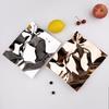 Stainless Steel Fruit Tray Luxury Wavy Fruits Trays Aesthetic Decorative Plate Elegant Modern Food Plates Table Decorations