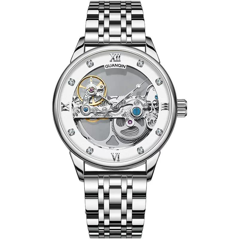 

Мужские швейцарские автоматические водонепроницаемые часы со стальным браслетом