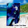 Custom Name Mythic Unicorn Dreams Microfiber Beach Towel Super Soft & Absorbent for Bath, Beach, Travel Bath Time Accessory, Fan Gifts