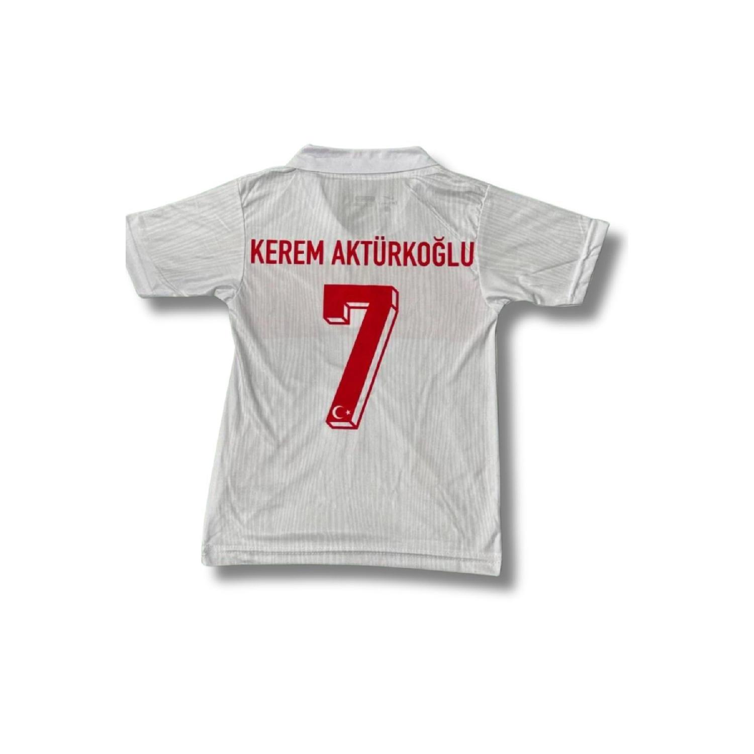 

Trkiye Nations League New Season Kerem Aktrkolu White Adult Football Jersey 2XL чистый