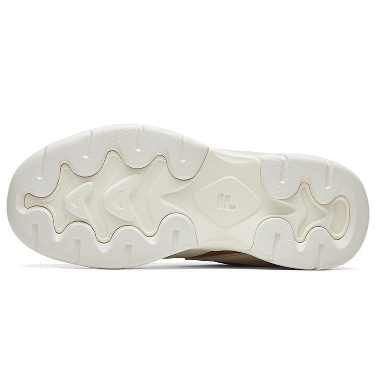 FILA Ray Vntg Low Running Shoes Gs White/Gold Women's F12W011104FWD