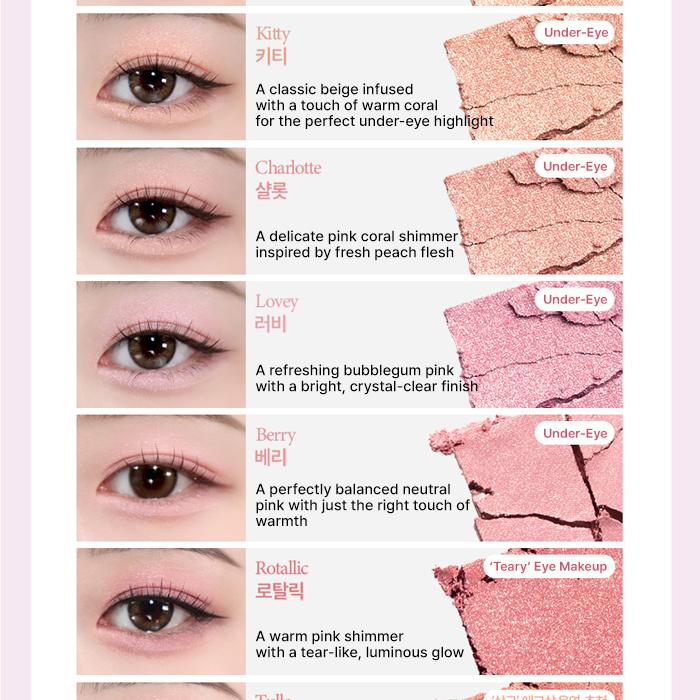 HOLIKA HOLIKA My Fave Piece Eyeshadow Single – Matte Pearl (22 Colors)