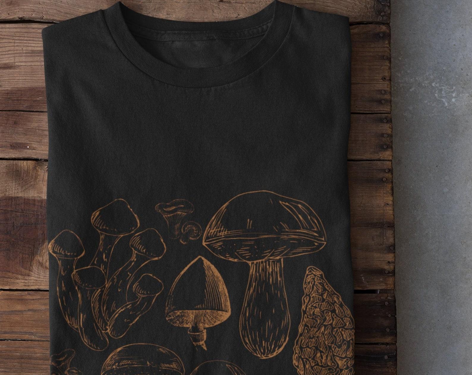 Mushroom Shirt,Grunge Clothing,Mushroom Tshirt,Alt Clothing,Grunge Shirt,Fairy Grunge Clothing,Goblincore Shirt,Peace Tee,Indie Clothing 3XL