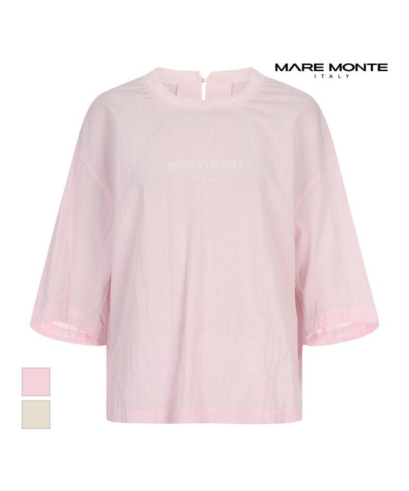 MAREMONTE Loose Fit Short Sleeve Blouse_M244Mbl32S0