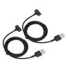 2Pcs USB Watch Charger Cable 3.3ft Universal Fast Charging Connection Cord for Fitbit Ionic Smartwatch