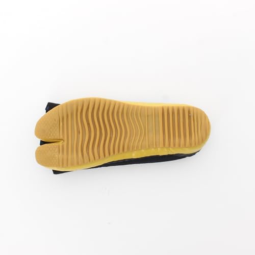 Moonstar Tabi Socks with Zipper, 2E, Men's and Women's, Easy Tabi, Black, JP, Size JP25 (25cm)