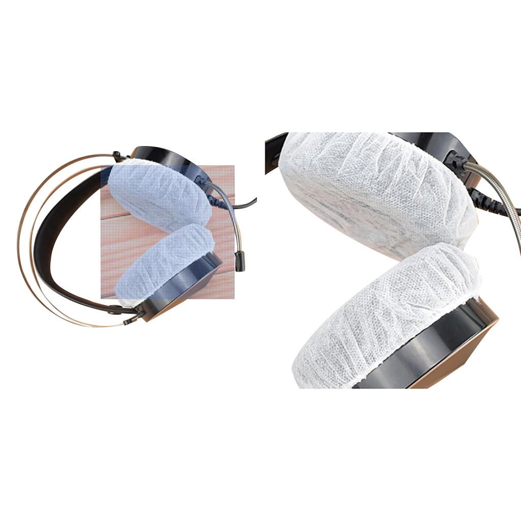 Disposable Hygienic Sanitary Earpad Covers for Small Headphones and All Headsets