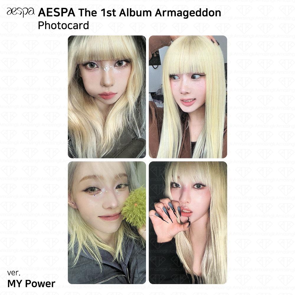 

Aespa The 1st Album Armageddon Официальная фотокарточка MY Power Ver KARINA WINTER